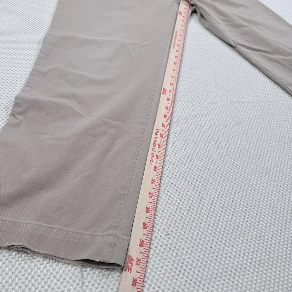 Polo Ralph Lauren Men's Khaki Pleated Chino Pants Vintage Classic Fit 36x32